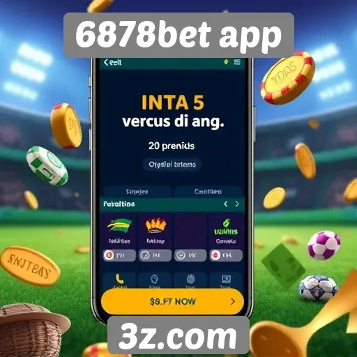 Ofertas de bônus disponíveis no 6878bet app