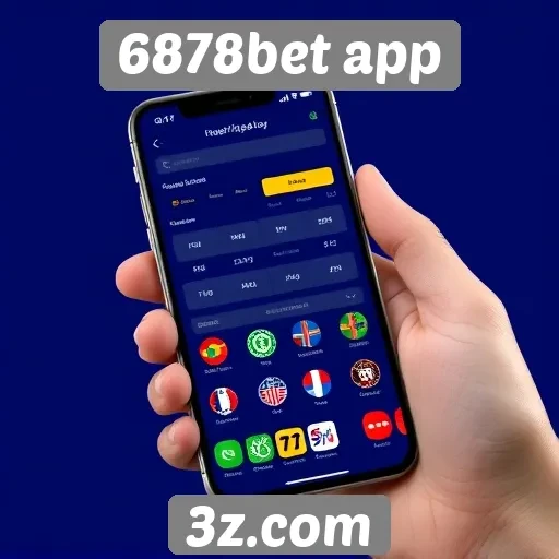 Avaliação da interface do 6878bet app