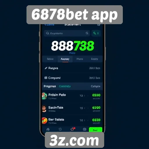 Facilidade de uso da interface do 6878bet app